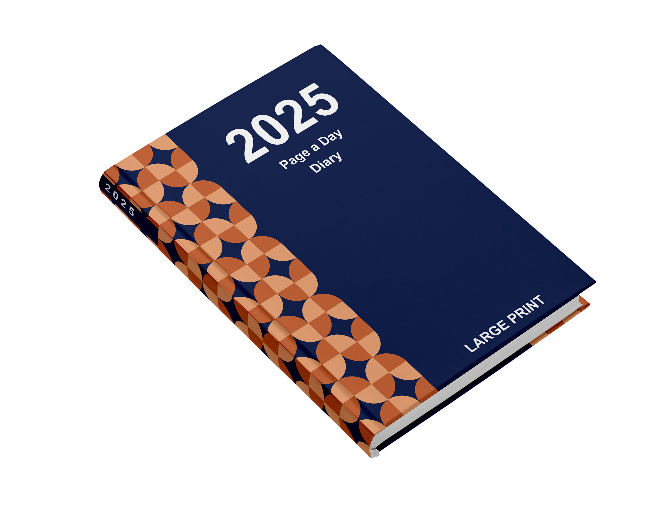 2025 large print page a day diary