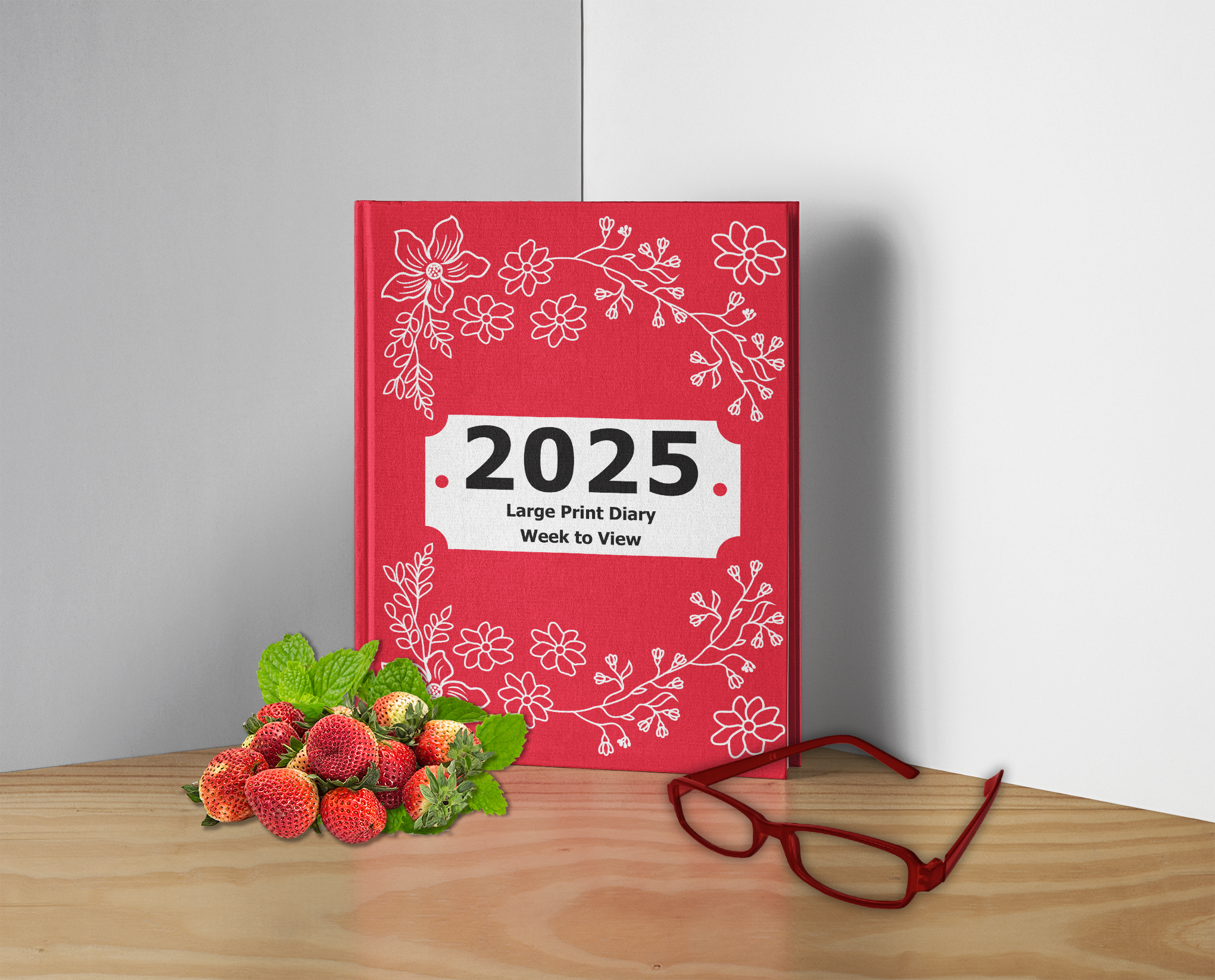 Large Print Publications 2025 Large Print Diaries mockup