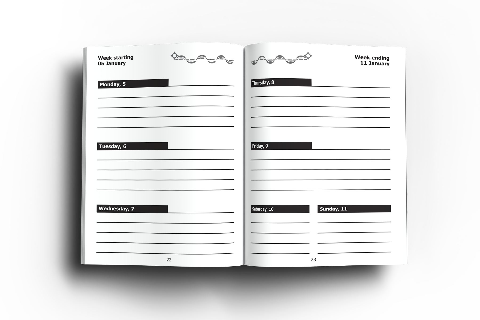 2025 large print week to view